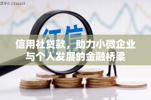 昌图信用社贷款，助力小微企业与个人发展的金融桥梁