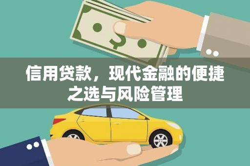 昌图信用贷款，现代金融的便捷之选与风险管理