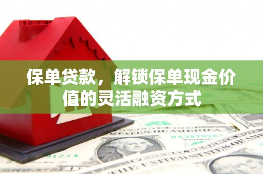 昌图保单贷款，解锁保单现金价值的灵活融资方式