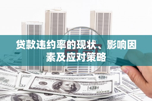 昌图贷款违约率的现状、影响因素及应对策略