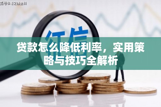 昌图贷款怎么降低利率，实用策略与技巧全解析