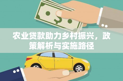 昌图农业贷款助力乡村振兴，政策解析与实施路径