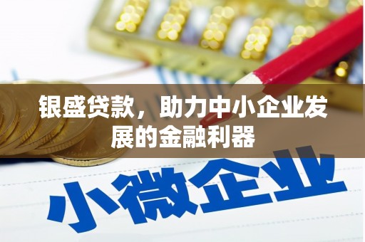 昌图银盛贷款，助力中小企业发展的金融利器