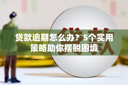 昌图贷款逾期怎么办？5个实用策略助你摆脱困境