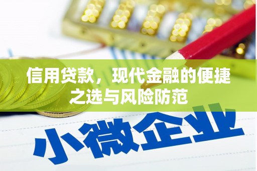 昌图信用贷款，现代金融的便捷之选与风险防范