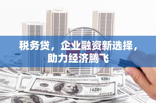 昌图税务贷，企业融资新选择，助力经济腾飞