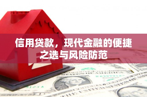 昌图信用贷款，现代金融的便捷之选与风险防范