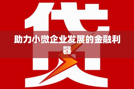 昌图助力小微企业发展的金融利器