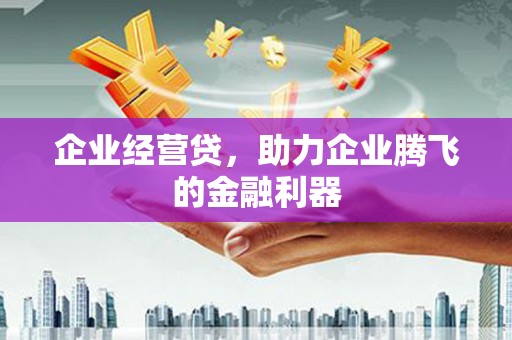 昌图企业经营贷，助力企业腾飞的金融利器