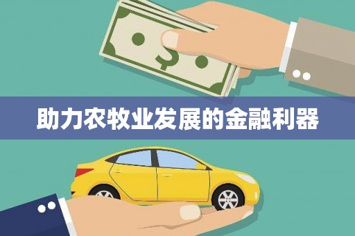 昌图助力农牧业发展的金融利器