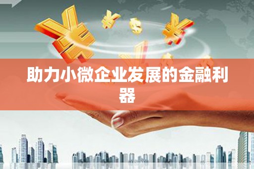 昌图助力小微企业发展的金融利器