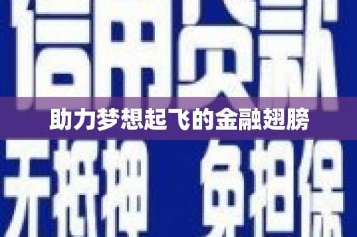 昌图助力梦想起飞的金融翅膀