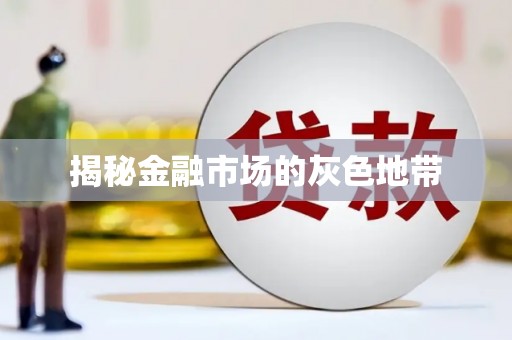 昌图揭秘金融市场的灰色地带
