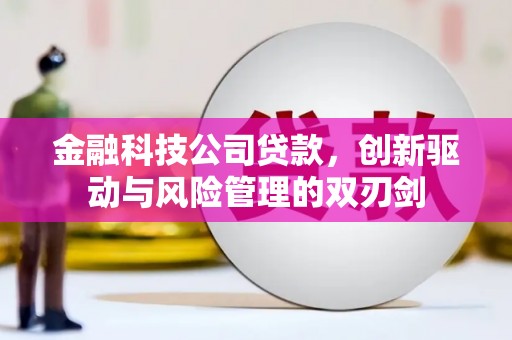 昌图金融科技公司贷款，创新驱动与风险管理的双刃剑